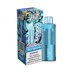 Hitt Blue Razz Ice 50000 Puffs Disposable Vape