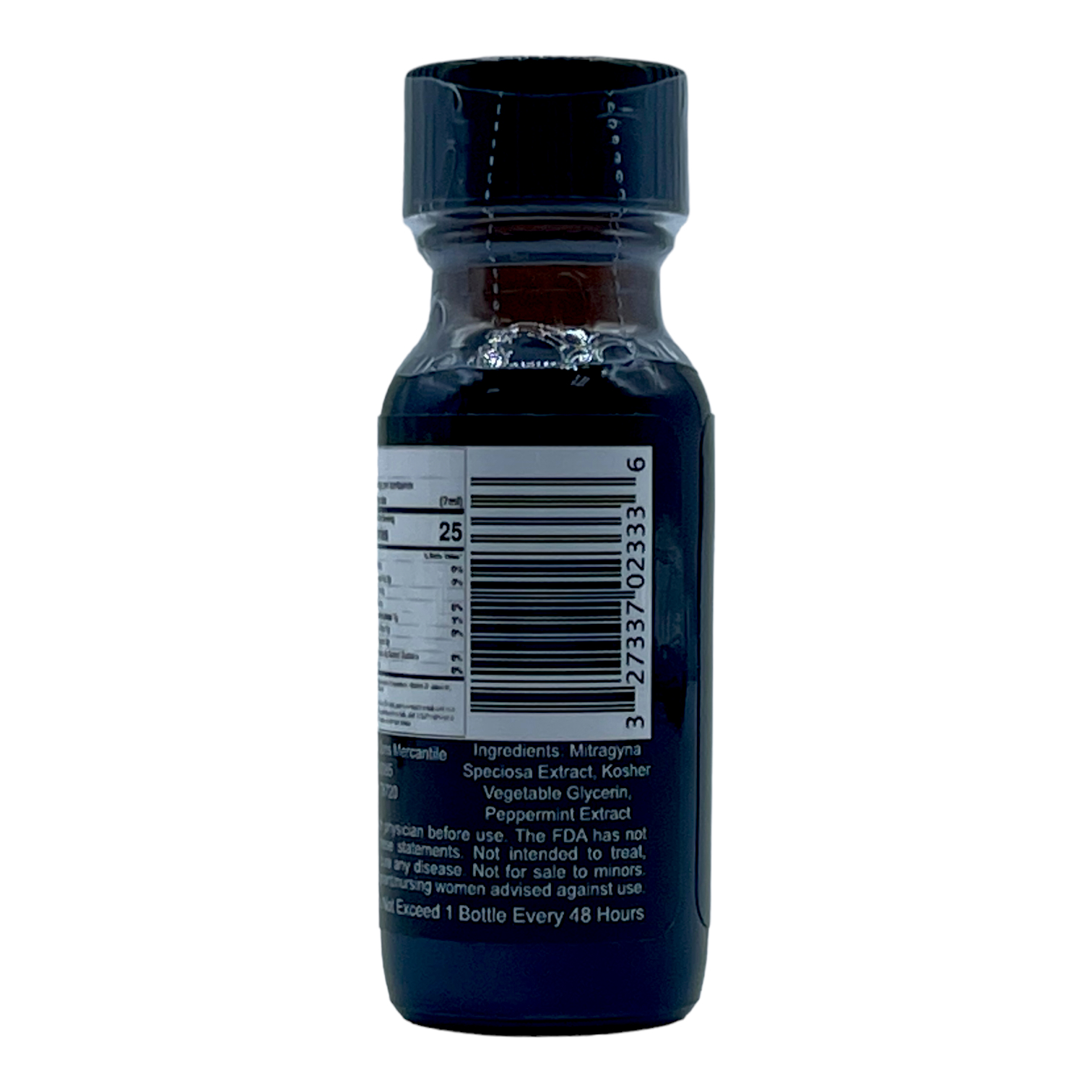 1836 Kratom Invisible Electric High Voltage Kratom Shot, 100mg, 15mL - 100mg