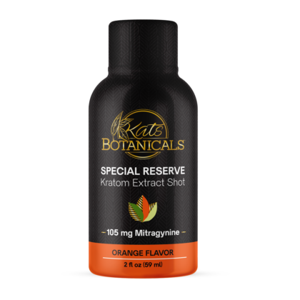 Kats Kratom Special Reserve Kratom Extract Shot Orange 105mg 60mL