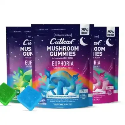 Cutleaf Mushroom Gummies - Sunset
