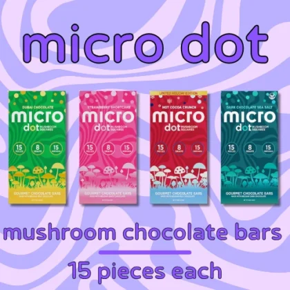 Micro Dot Mushroom Chocolate Bar