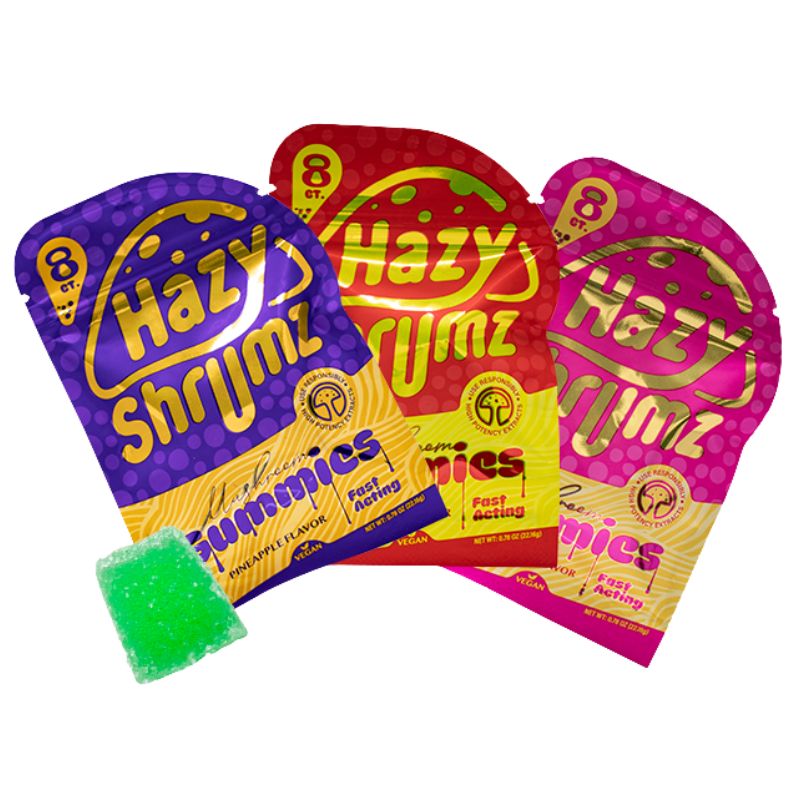 Hazy Shrumz Vegan Mushroom Gummies - for Relaxation