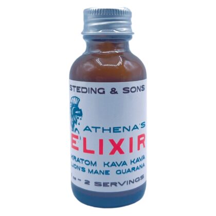 Athena's Elixir Kratom Kava Shot, 50mg Kratom 300mg Kava