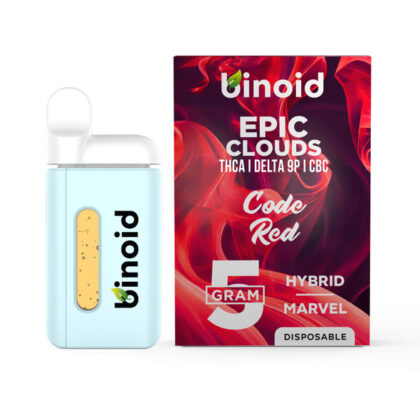 Binoid Epic Clouds THCA Live Resin Blend 5G Disposable Vape Pen
