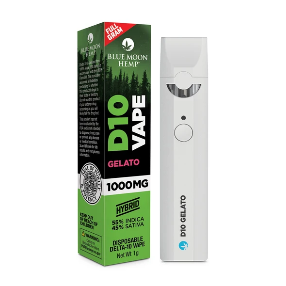 Blue Moon Hemp Delta 10 THC Disposable Vape Pen