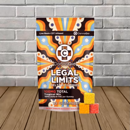 CannaAid Legal Limits Delta-9 THC Gummies 100mg