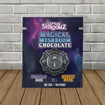 Captain Shroomz Bravest Bar Mushroom Chocolate
