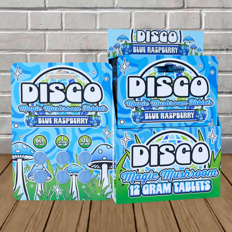 Chapo Disco Magic Mushroom Tablets - Blue Raspberry