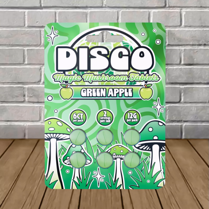 Chapo Disco Magic Mushroom Tablets - Green Apple