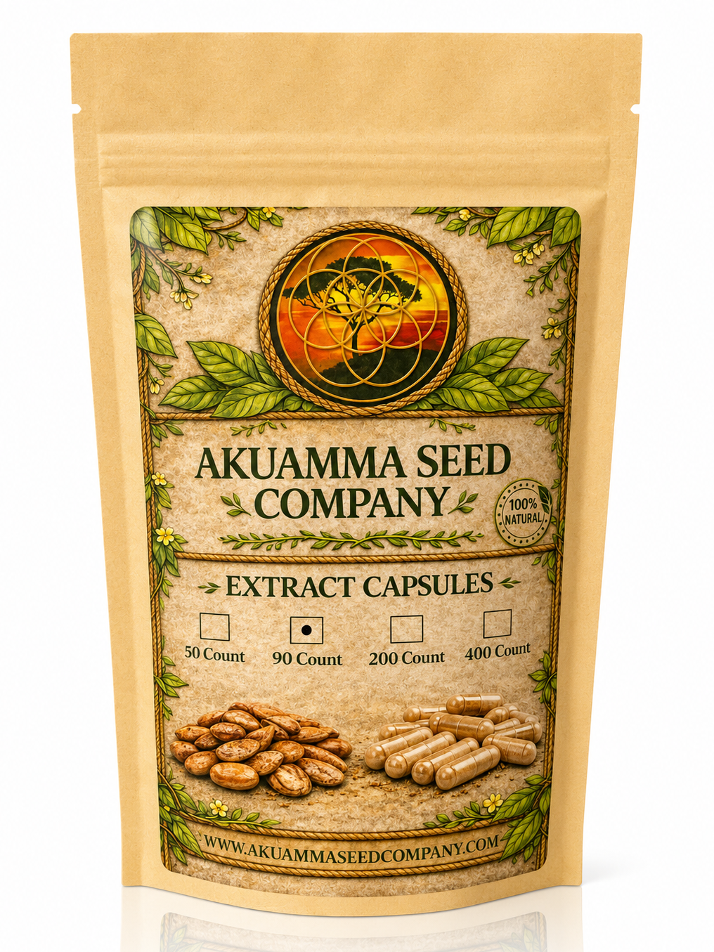 Akuamma Seed Company 20:1 Extract Capsules - Image 2