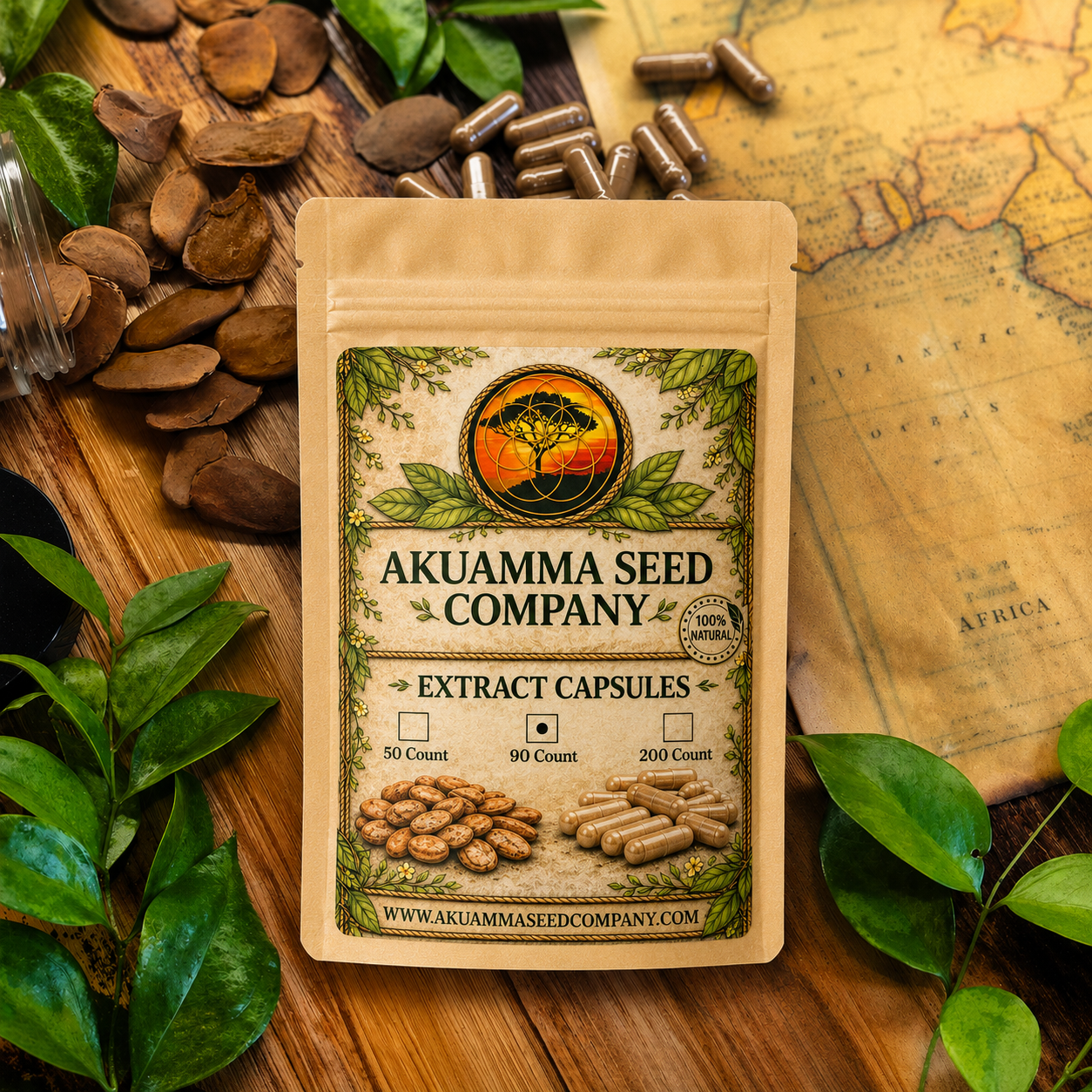 Akuamma Seed Company 20:1 Extract Capsules - Image 3