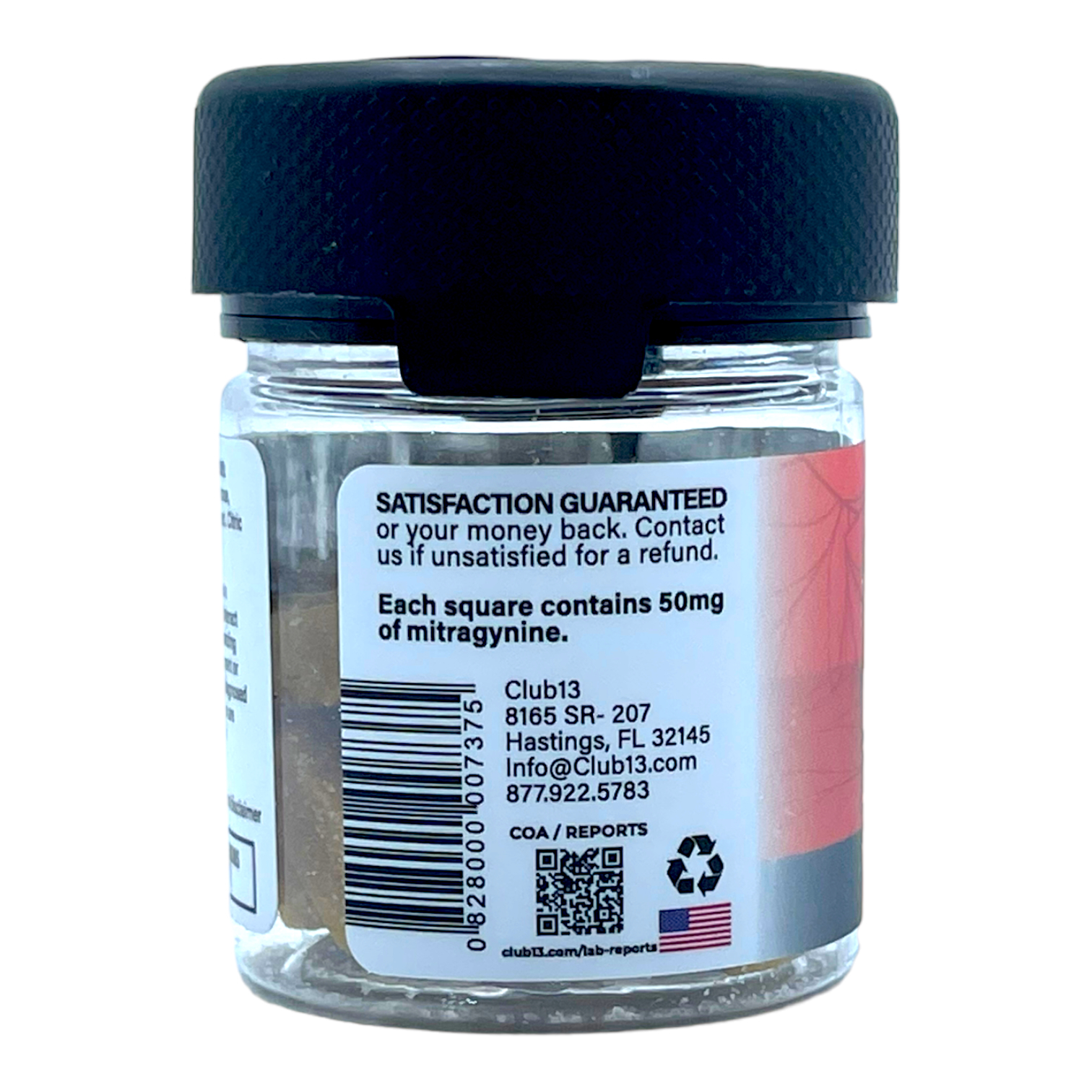 Club 13 Tropical Extract Kratom Gummies - front view