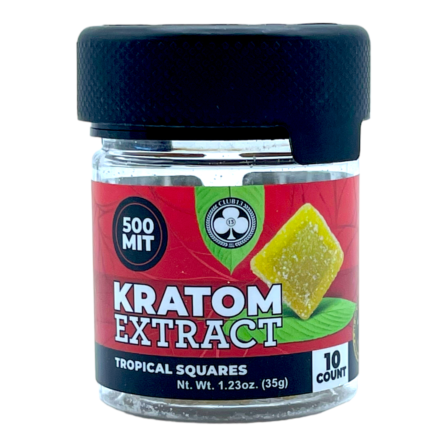 Club 13 Tropical Extract Kratom Gummies - 50mg