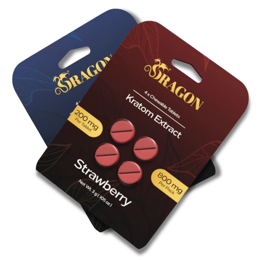 Dragon Kratom Extract Chewable Tablets 200mg