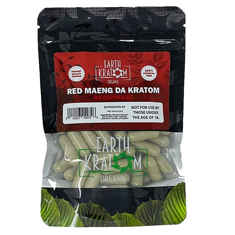 Earth Kratom Red Maeng Da Kratom Capsule