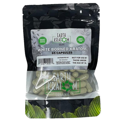 Earth Kratom White Borneo Kratom Capsule