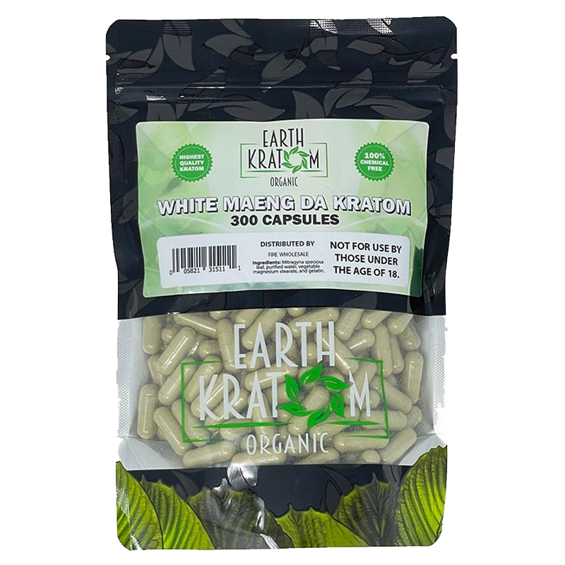 Earth Kratom White Maeng Da Kratom Capsule - by Earth Kratom