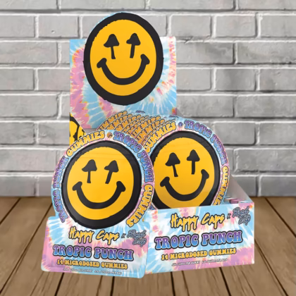 Happy Caps X Road Trip Microdose Mushroom Gummies