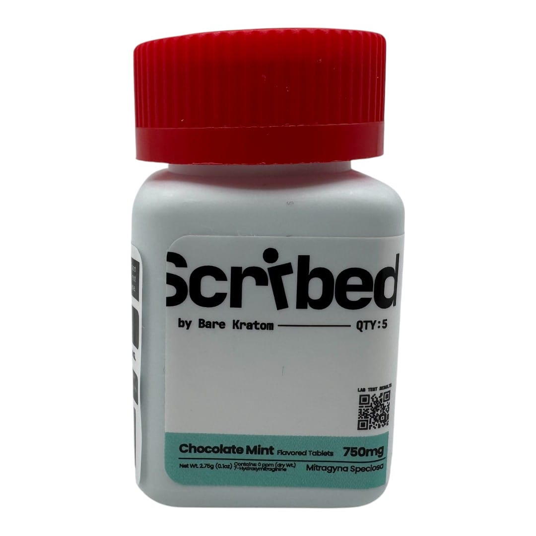 Bare Kratom Scribed Kratom Tablets 750mg x 5ct - Image 3