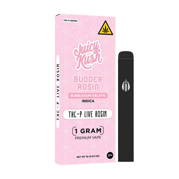 Juicy Kush THC-P Budder Live Rosin 1G Disposable Vape Pen