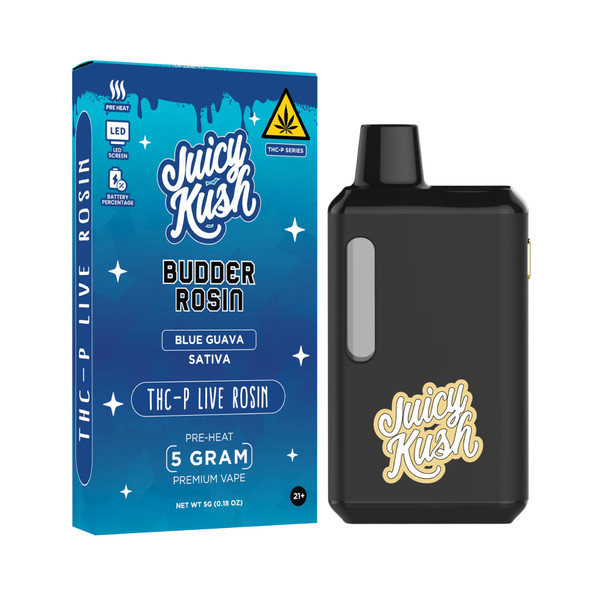 Juicy Kush THC-P Budder Live Rosin 5G Disposable Vape Pen
