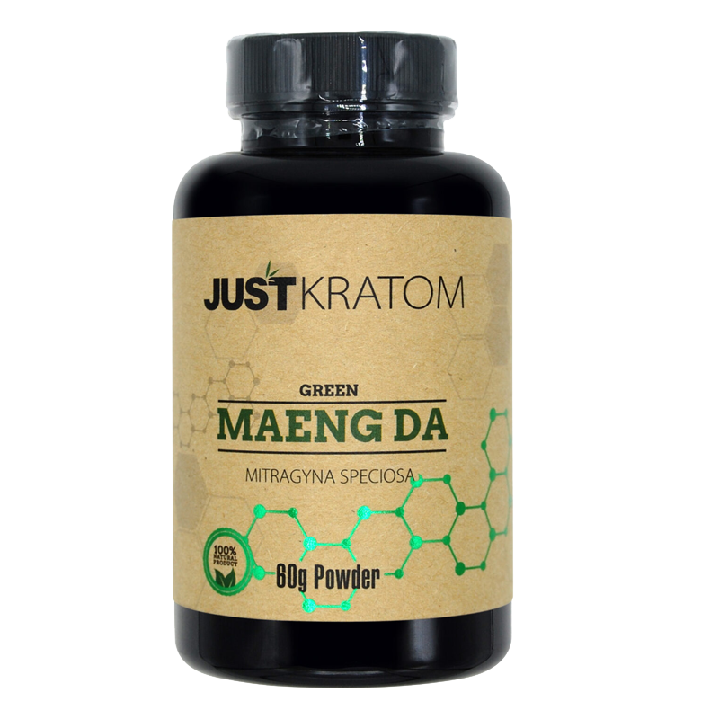 Just Kratom Green Maeng Da Kratom Powder - for Energy