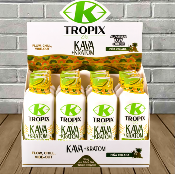 K-Tropix Kava + Kratom Extract Shot 2oz - Image 2