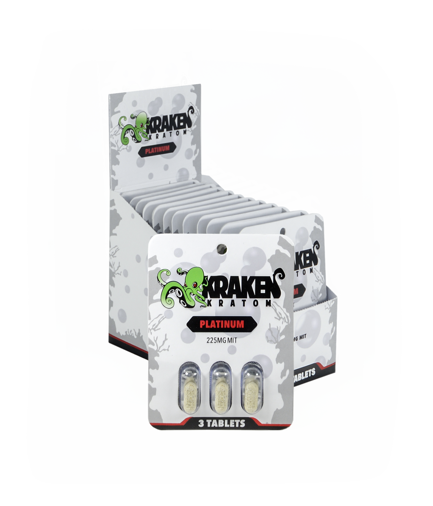 Kraken Kratom Platinum Chewable Tablets - 3 Tablets