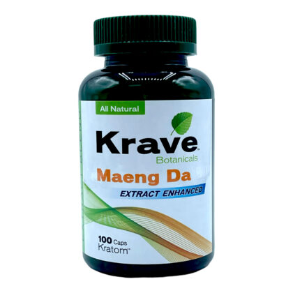 Krave Maeng Da Extract Blend Kratom Capsule, 100ct