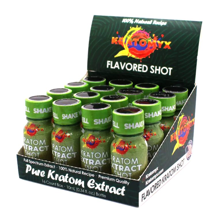 Kratomyx Lemon Lime Shot 100mg 10mL - Image 2