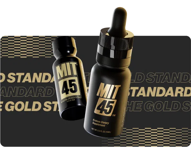 MIT 45 Kratom Extract Shot, 250mg, 15mL - shot packaging