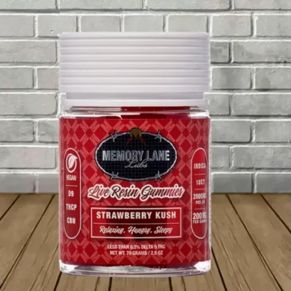 Memory Lane Live Resin Gummies 2000mg