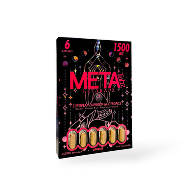 Meta Tabz KetaKapz European Euphoria Nootropic Capsules 1500mg