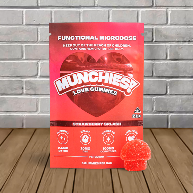 MUNCHIES! Functional Microdose Gummies - Strawberry