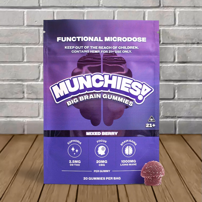MUNCHIES! Functional Microdose Gummies - Big Brain Blend