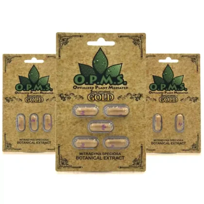 OPMS Gold Kratom Extract Capsules