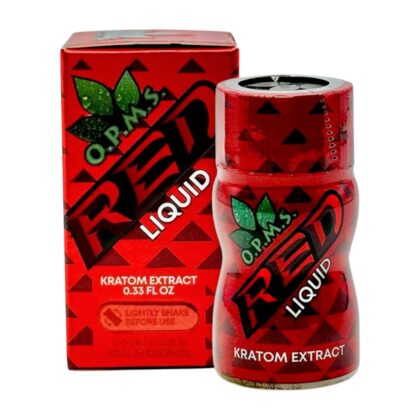 OPMS Kratom Extract Red Liquid Shot, 8mL