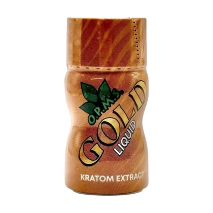 OPMS Gold Kratom Extract Shot 8., 225mg, 8mL