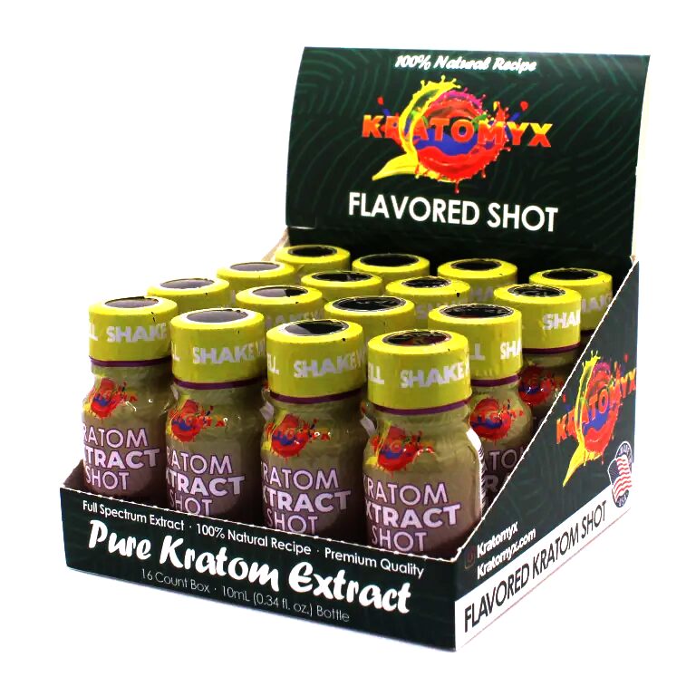 Kratomyx Passion Fruit Shot 100mg 10mL - Image 2