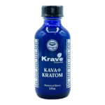 Krave Kratom Kava Blend Extract Shot, 59mL