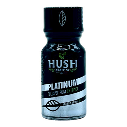 HUSH Platinum Kratom Shot, 170mg, 10mL