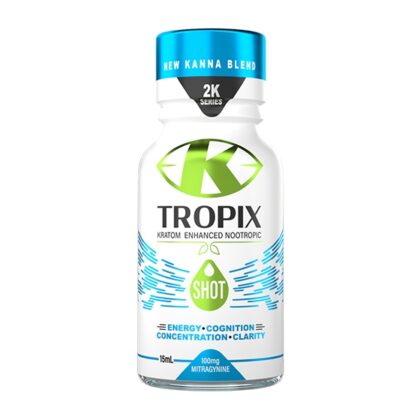 K-Tropix Kanna Kratom Nootropic Shot, 100mg, 15mL