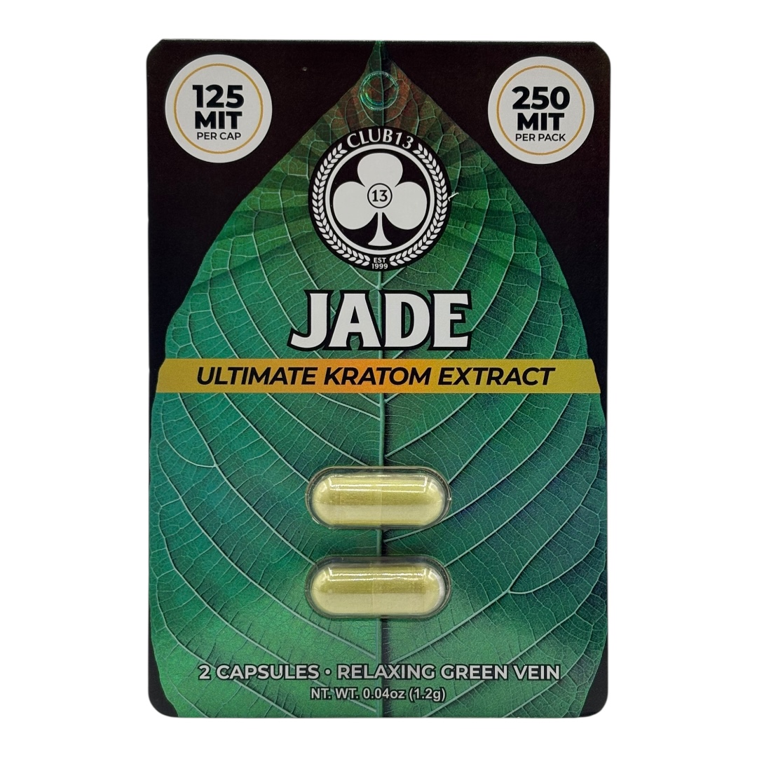 Club 13 Ultimate Kratom Extract Capsules 125 MIT x 2ct - for Relaxation