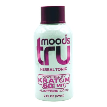 Moods Tru Herbal Tonic Kratom 60mg Caffeine 100mg x 59mL