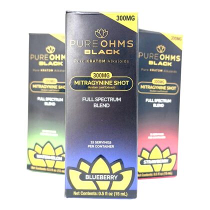 Pure OHMS Black Kratom Flavored Shot 300mg