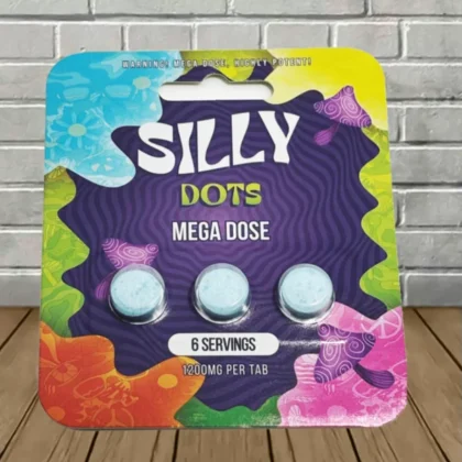 Purple Silly Dots Mega Dose Mushroom Tablets