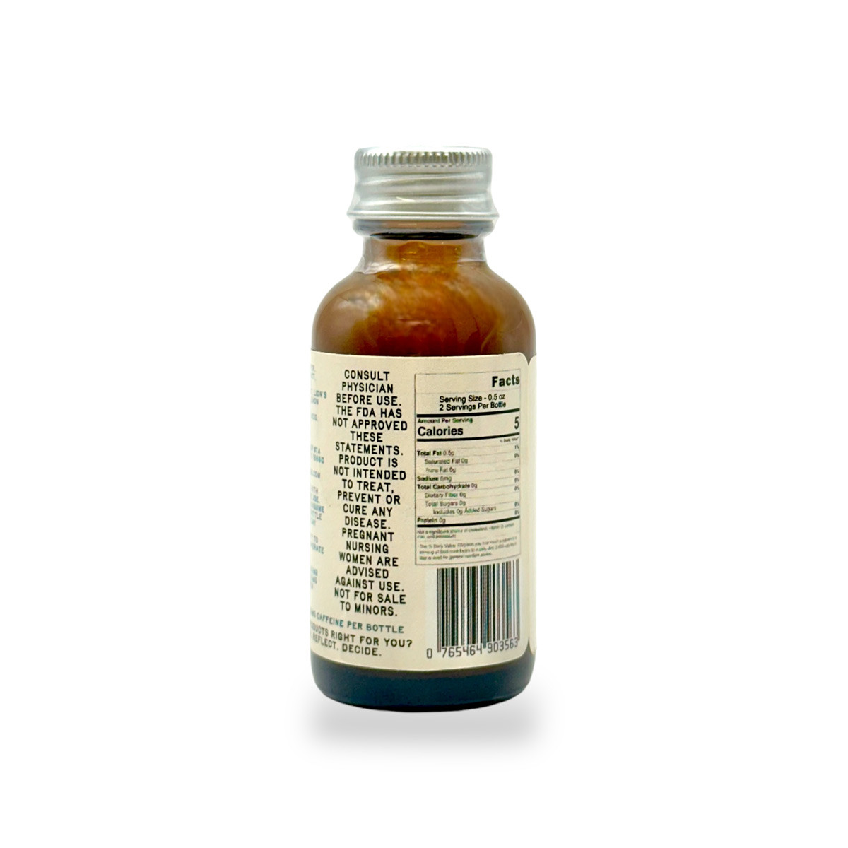 Steding & Sons Athenas Elixir Kratom + Kava Shot 1oz - back view
