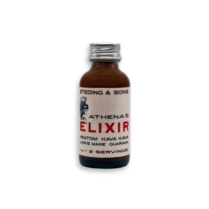 Steding & Sons Athenas Elixir Kratom + Kava Shot 1oz