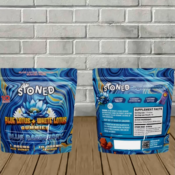 Stoned Blue Lotus + White Lotus Gummies 10000mg - Image 2