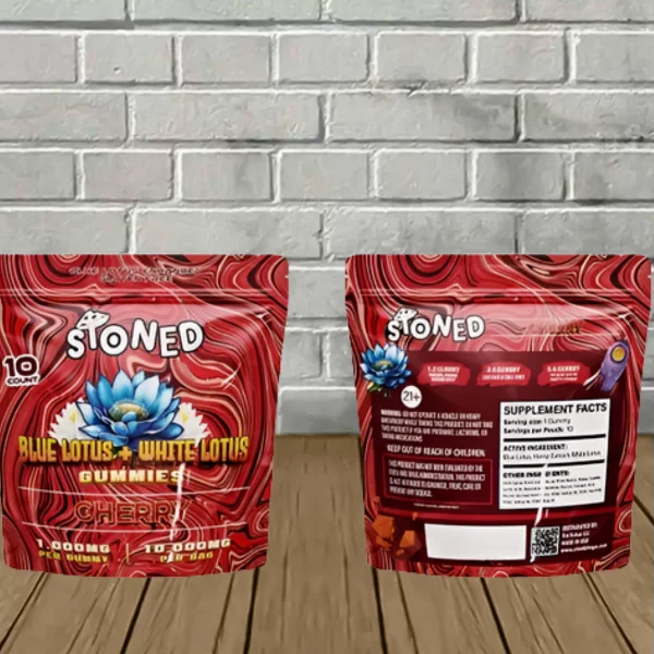 Stoned Blue Lotus + White Lotus Gummies 10000mg - Image 3